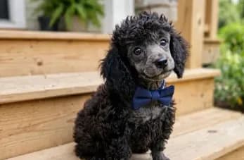 Wes Blue/gray toy poodle